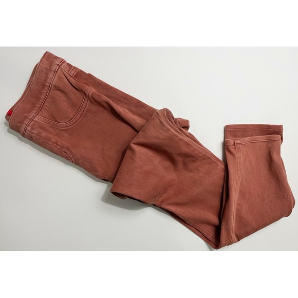 Spanx • Jeanish Stretchy Leggings Bronze Red Color - Picture 1 of 7